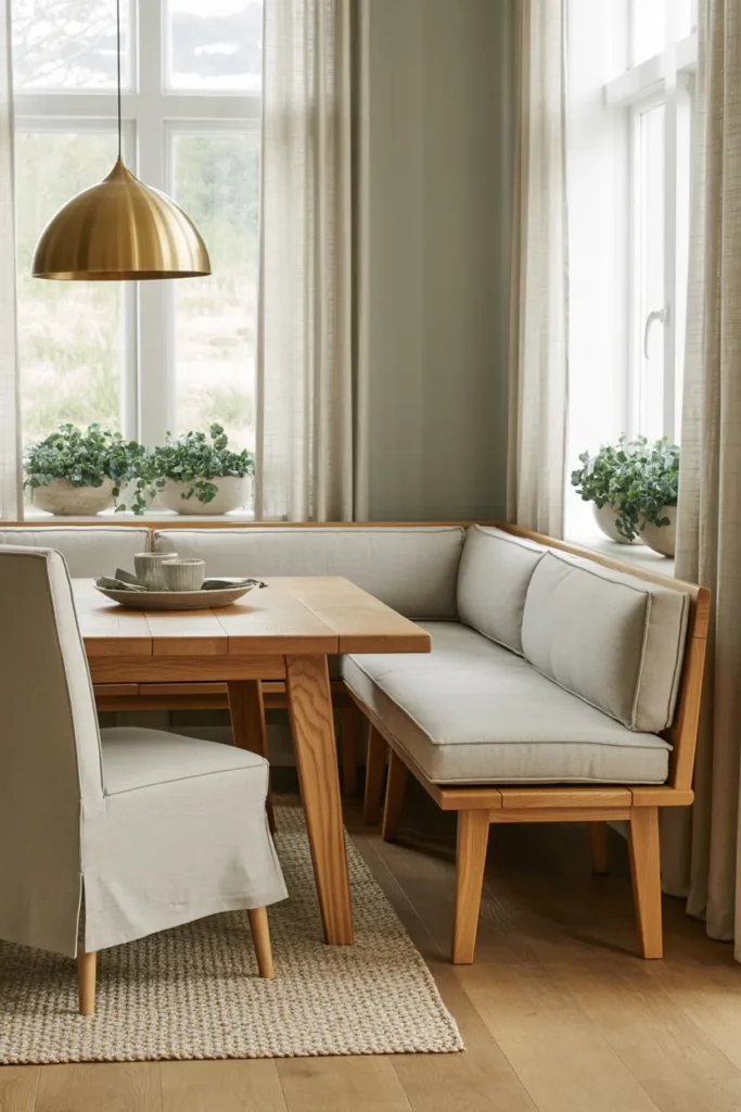 Open Corner Bench