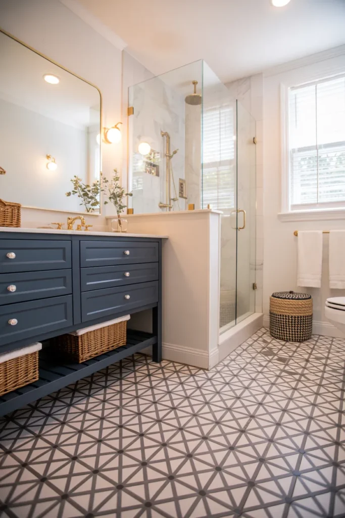 Patterned Floor Tiles