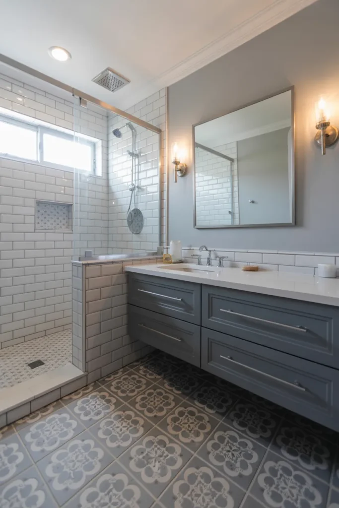 Patterned Floor Tiles