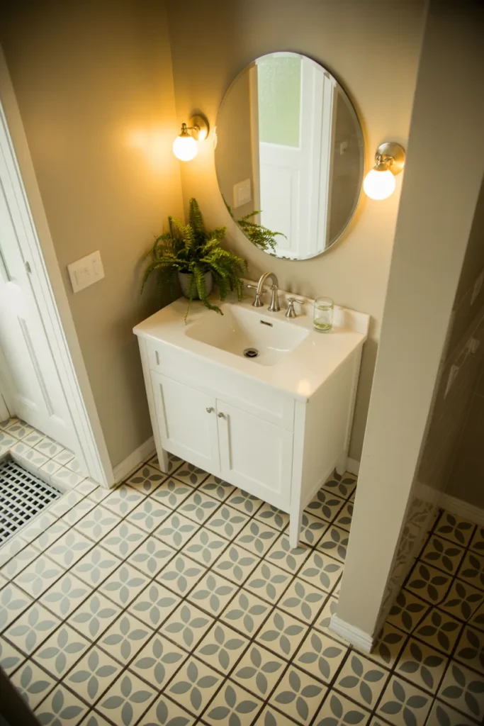 Patterned Floor Tiles