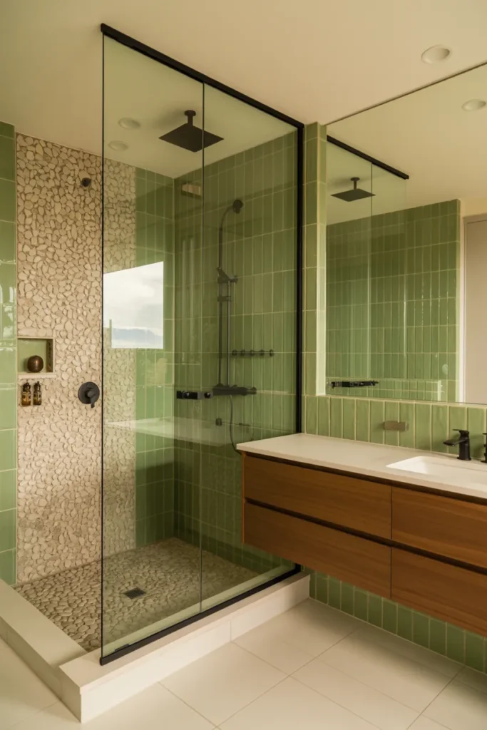 Pebble Shower Floor