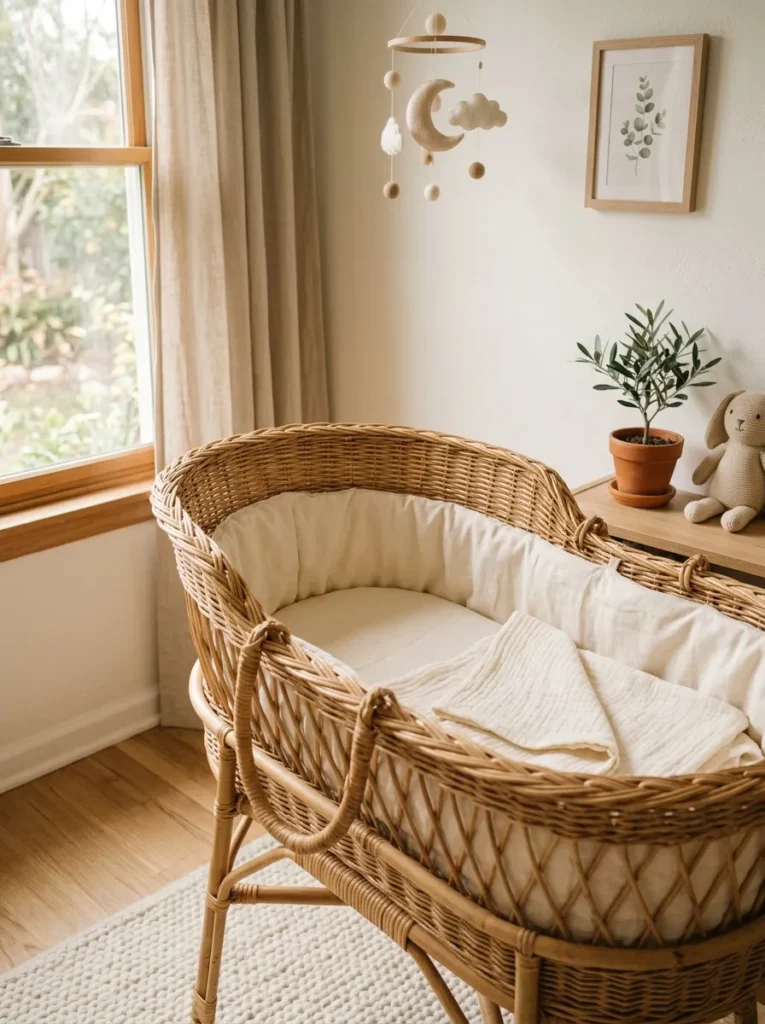 Rattan Bassinet