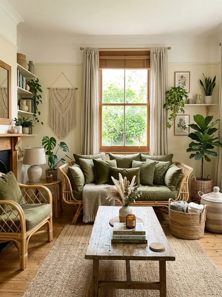 Rattan and Olive Combo