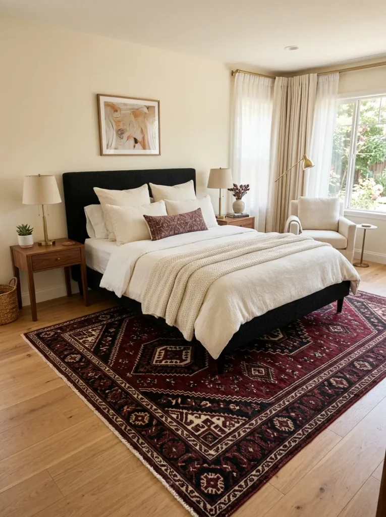 Red Patterned Rug