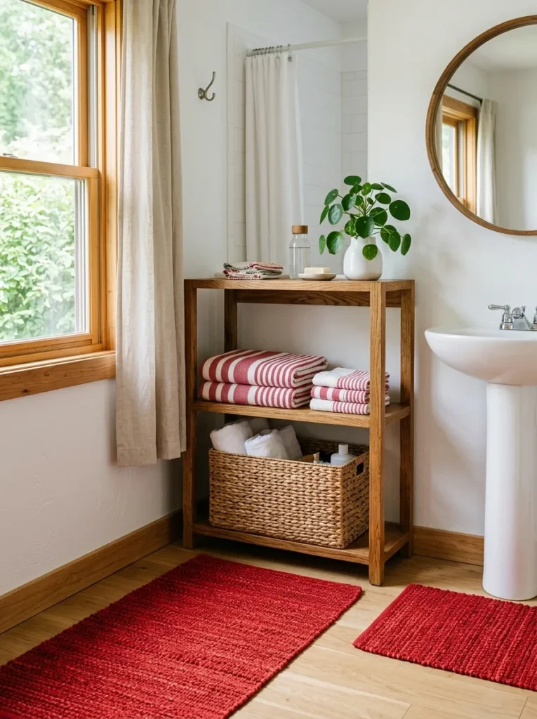 Red Woven Textiles