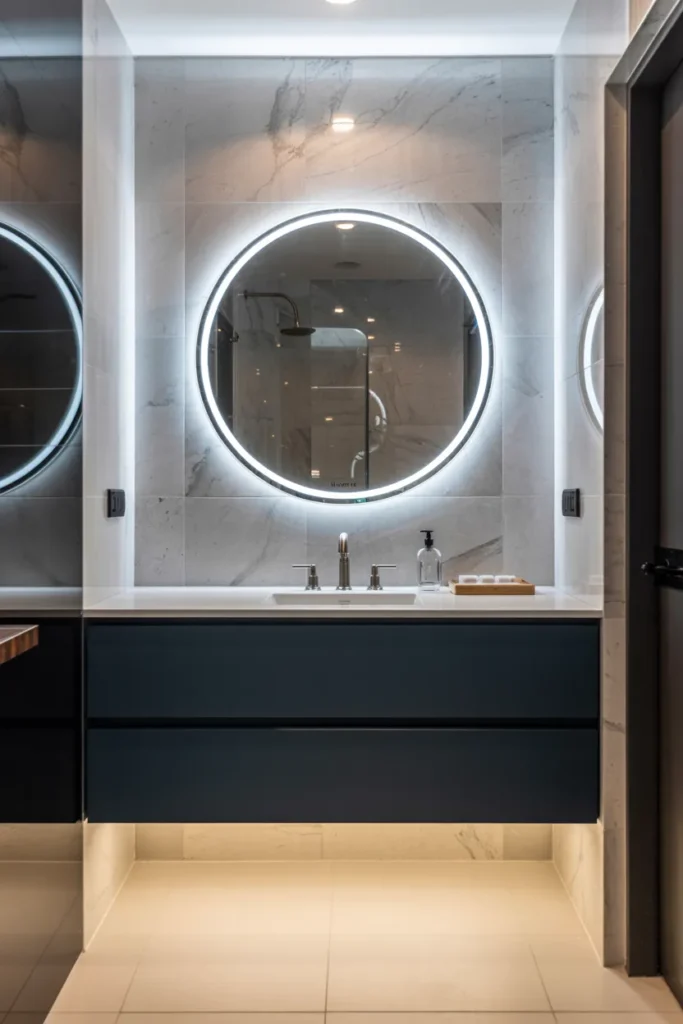 Round LED Mirror
