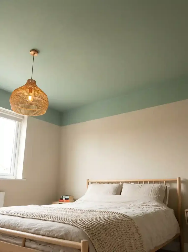 Sage Green Ceiling