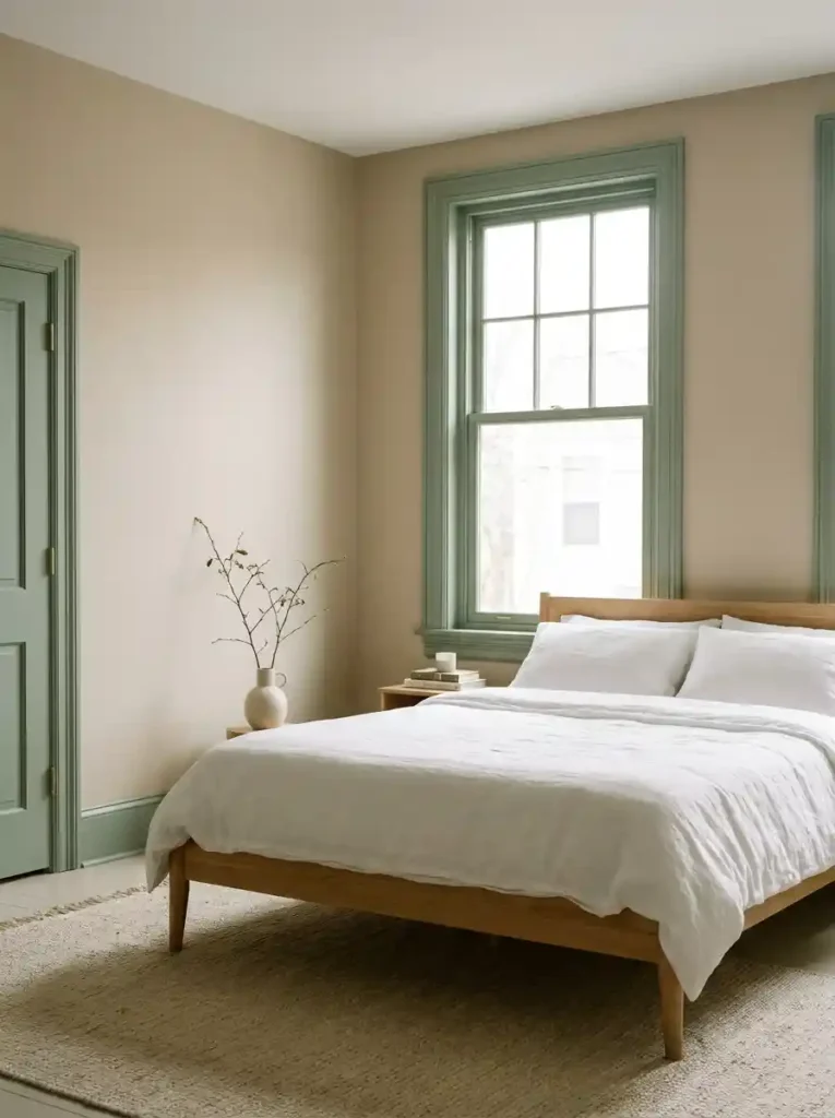Sage Painted Trim