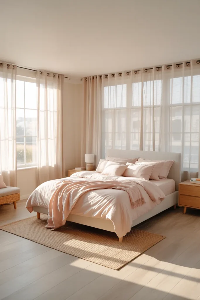 Sheer White Curtains