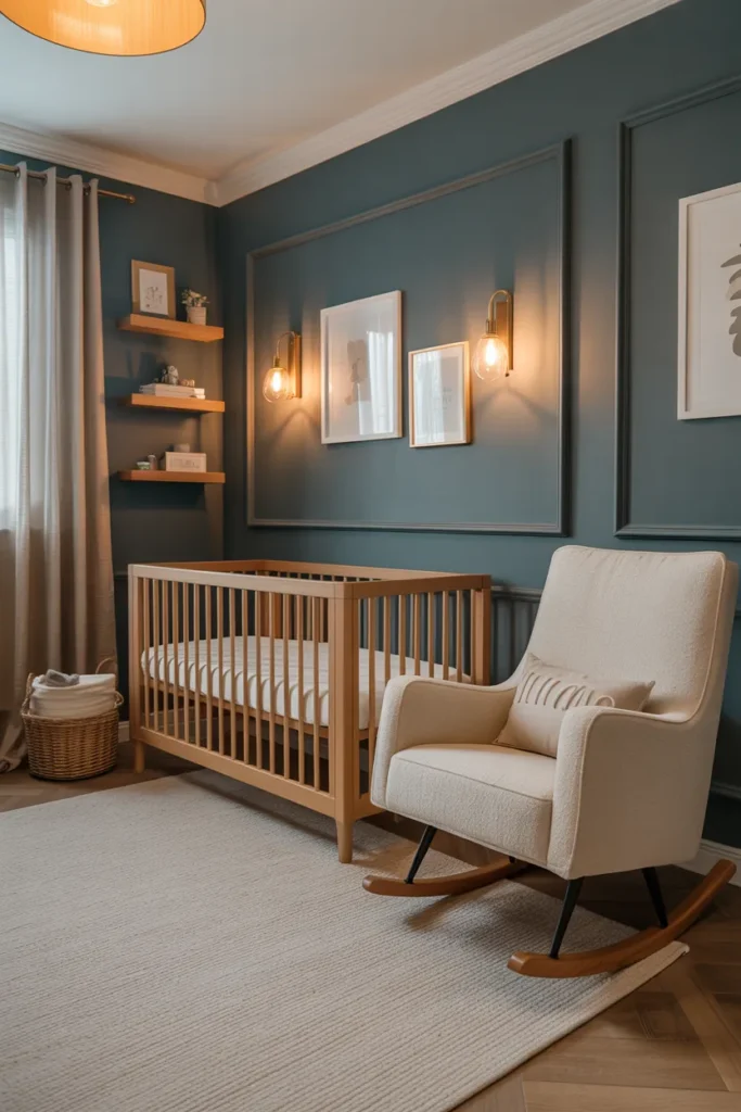 Smoky Blue Walls