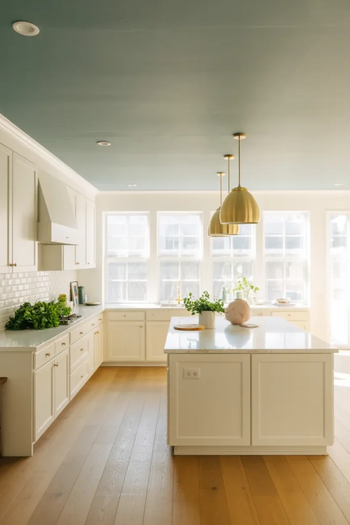 Soft Gray Ceiling 