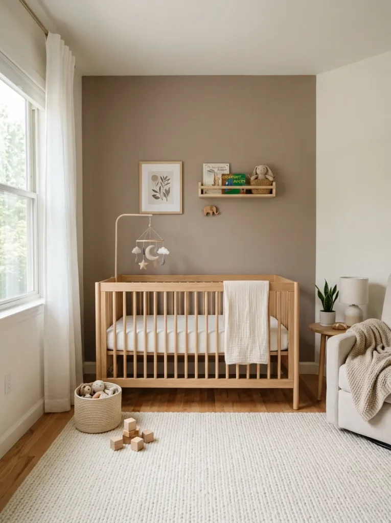 Soft Taupe Accent Wall