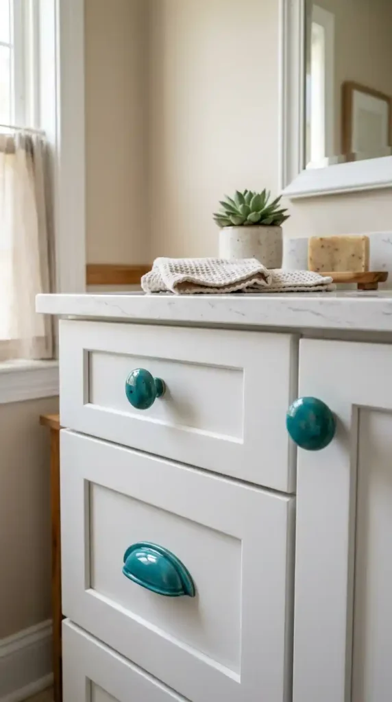 Teal Cabinet Hardware