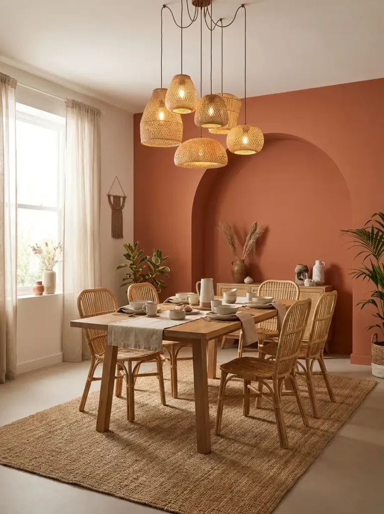 Terracotta Accent Wall