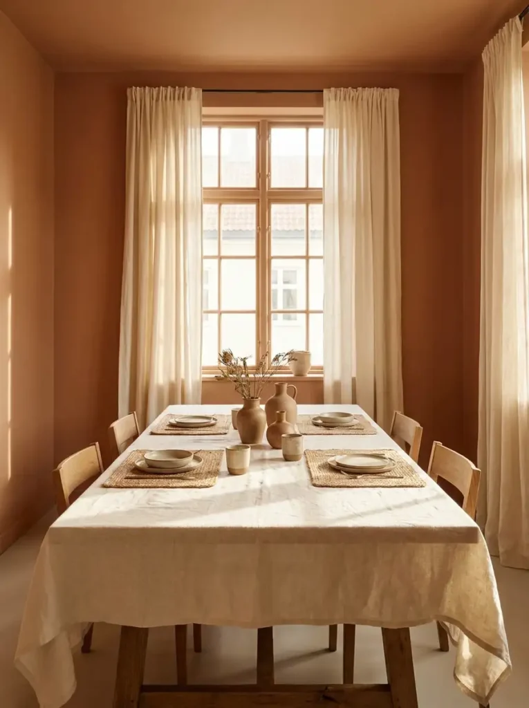 Terracotta and Cream Palette
