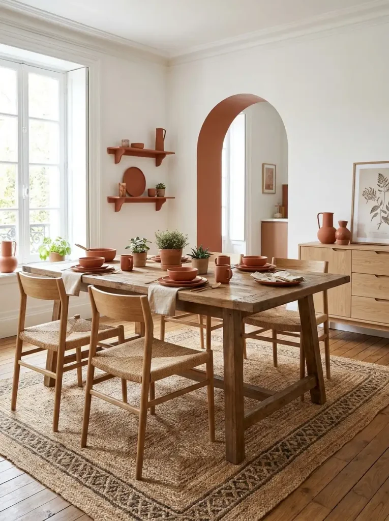 Terracotta and Wood Combo