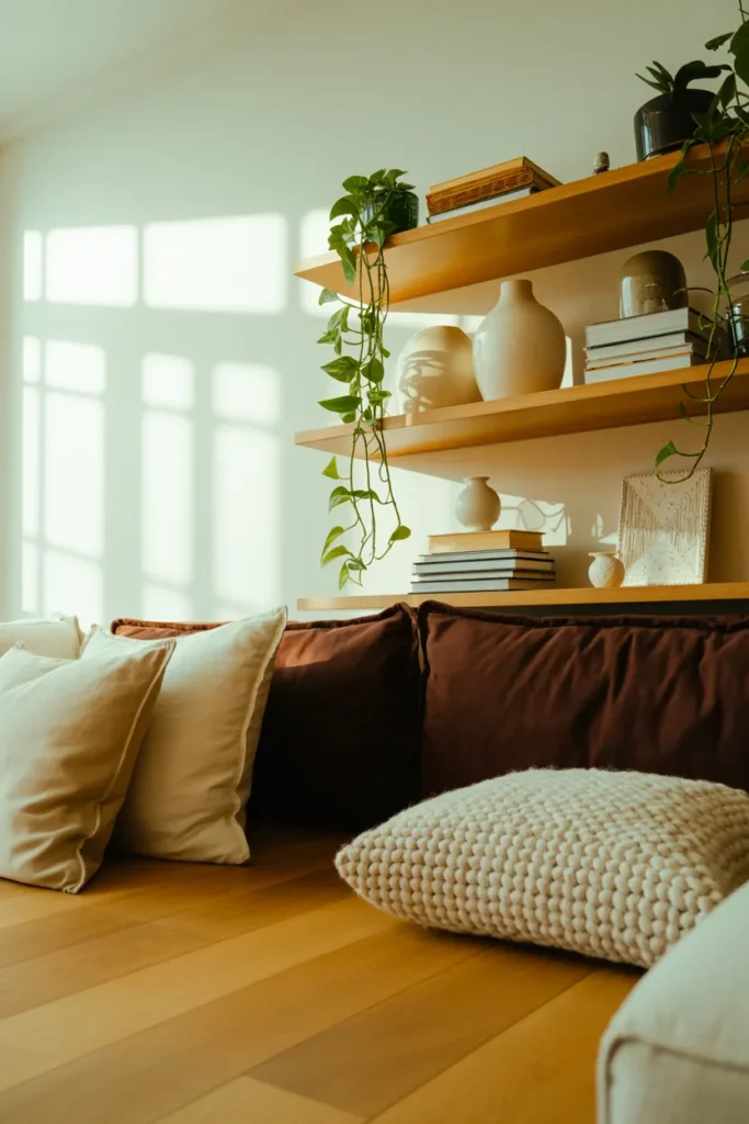 Warm Wood Shelving