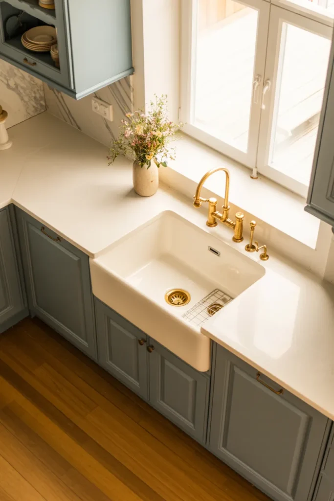 White Farmhouse Sink 