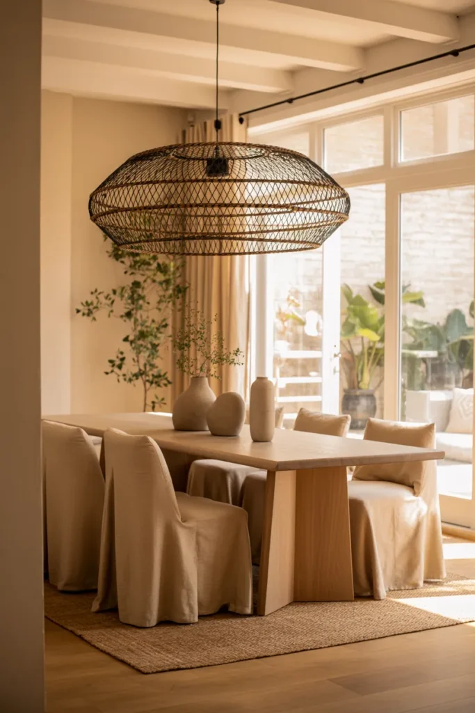 Woven Pendant Light