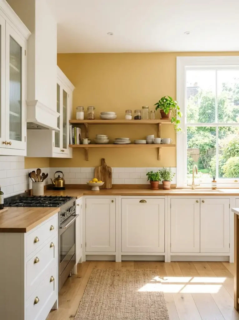 Yellow Accent Wall
