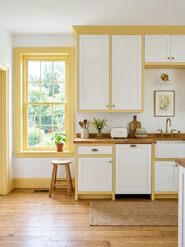 Yellow Painted Trim