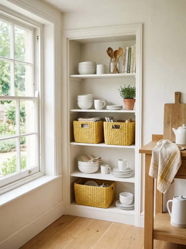 Yellow Woven Baskets