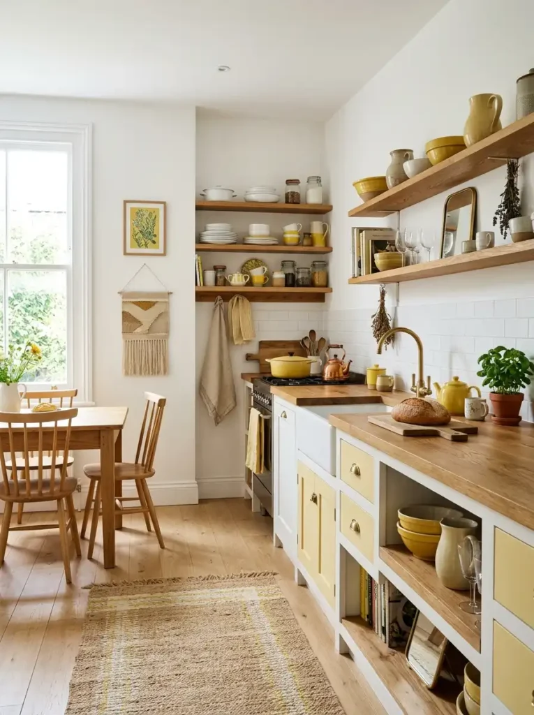 Yellow and Wood Combo