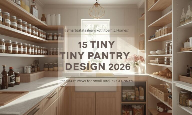 15 Tiny Pantry Design 2026 Smart Ideas for Small Kitchens and Homes