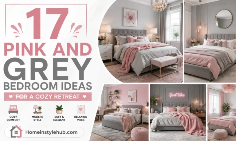 17 Pink and Grey Bedroom Ideas for a Cozy Retreat