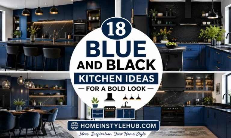 18 Blue and Black Kitchen Ideas for a Bold Look
