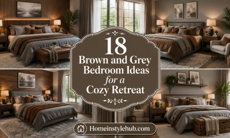 18 Brown and Grey Bedroom Ideas for a Cozy Retreat