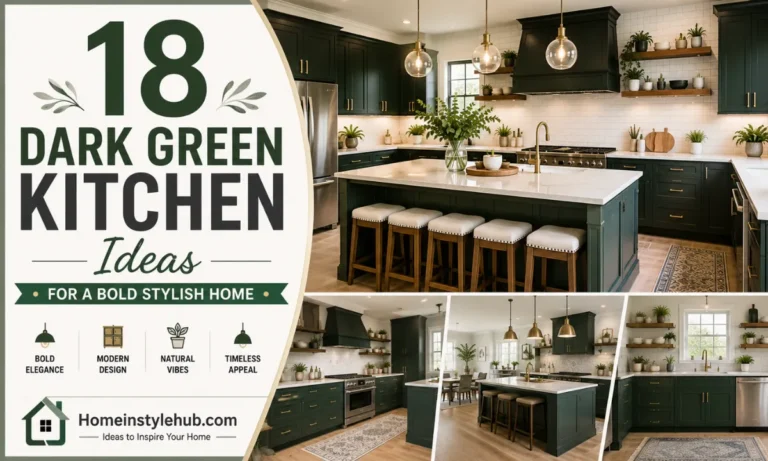 18 Dark Green Kitchen Ideas for a Bold Stylish Home