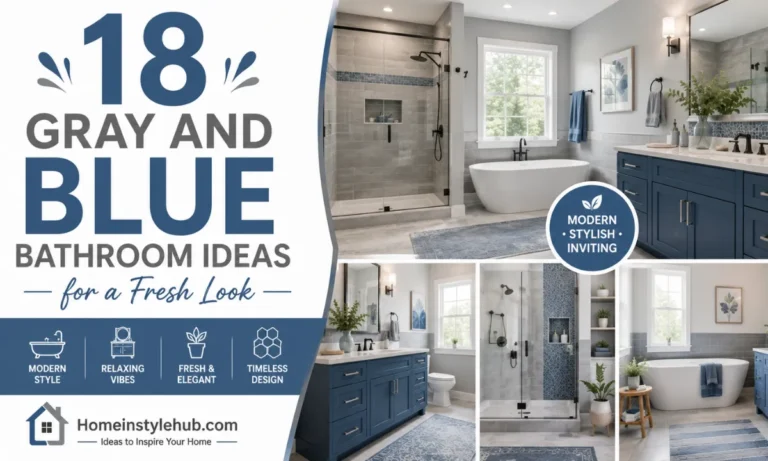 18 Gray and Blue Bathroom Ideas for a Fresh Look