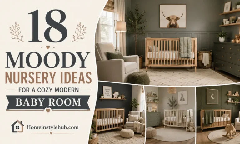 18 Moody Nursery Ideas for a Cozy Modern Baby Room
