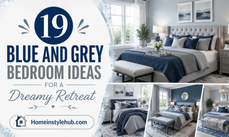 19 Blue and Grey Bedroom Ideas for a Dreamy Retreat