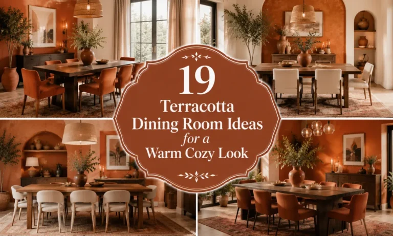 19 Terracotta Dining Room Ideas for a Warm Cozy Look