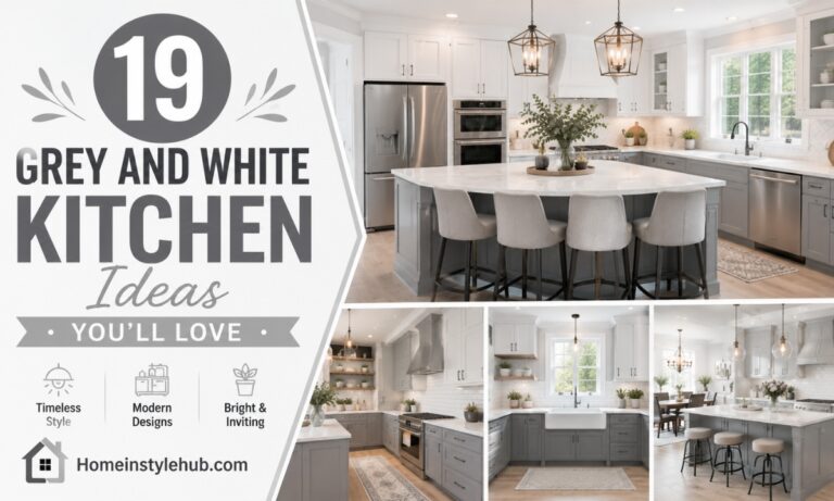 19 Grey and White Kitchen Ideas You'll Love