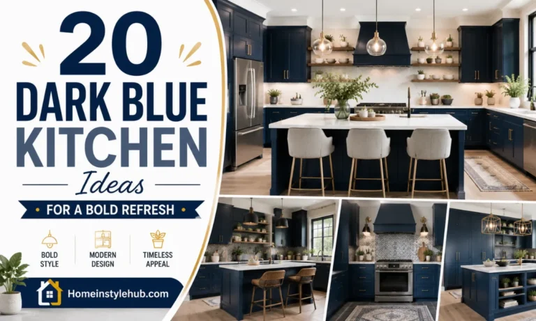20 Dark Blue Kitchen Ideas for a Bold Refresh