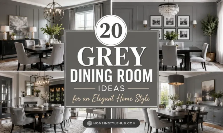 20 Grey Dining Room Ideas for an Elegant Home Style