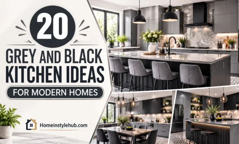 20 Grey and Black Kitchen Ideas for Modern Homes